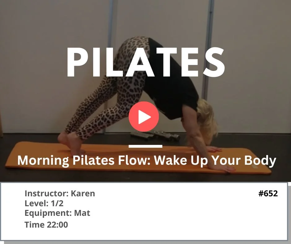 652 Morning Pilates Flow: Wake Up Your Body