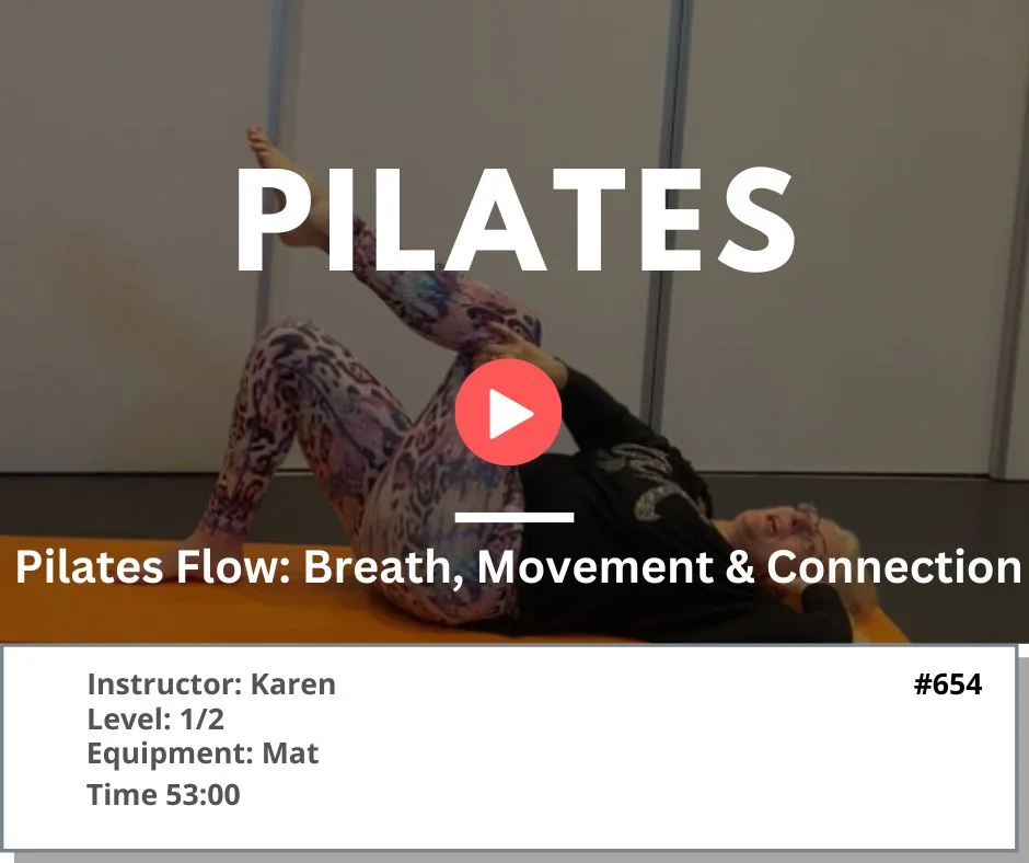 654 Pilates Flow: Breath, Movement & Connection
