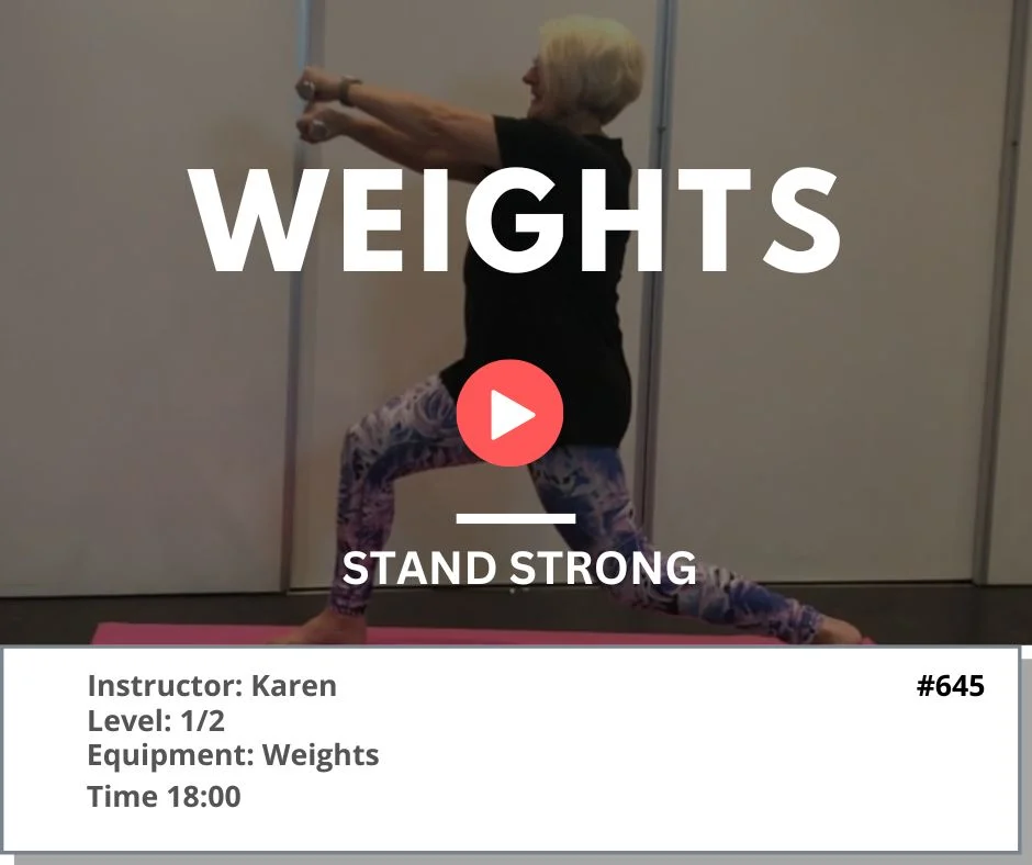645 Stand Strong - Weights and Pilates Fusion Pt1