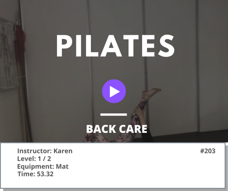 203 Pilates Back Care
