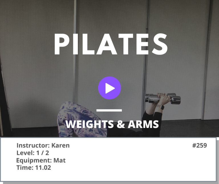 259 Pilates with Weights