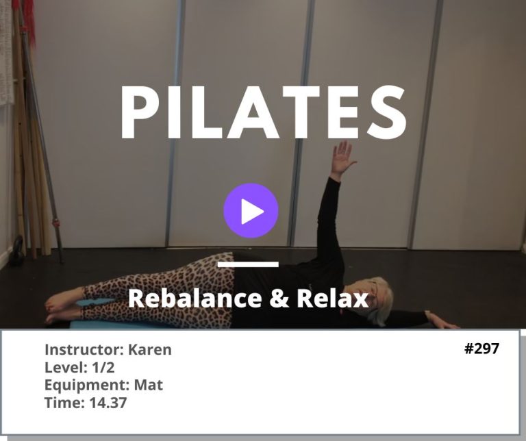 297 Pilates rebalance and Relax pt 2