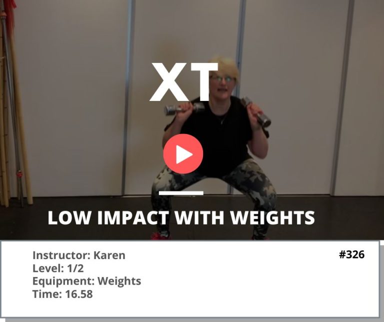 326 XT Low Impact Weights