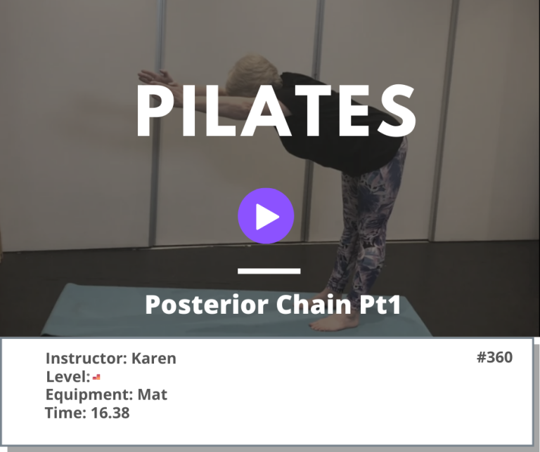 360 Pilates Posterior Chain Pt 1