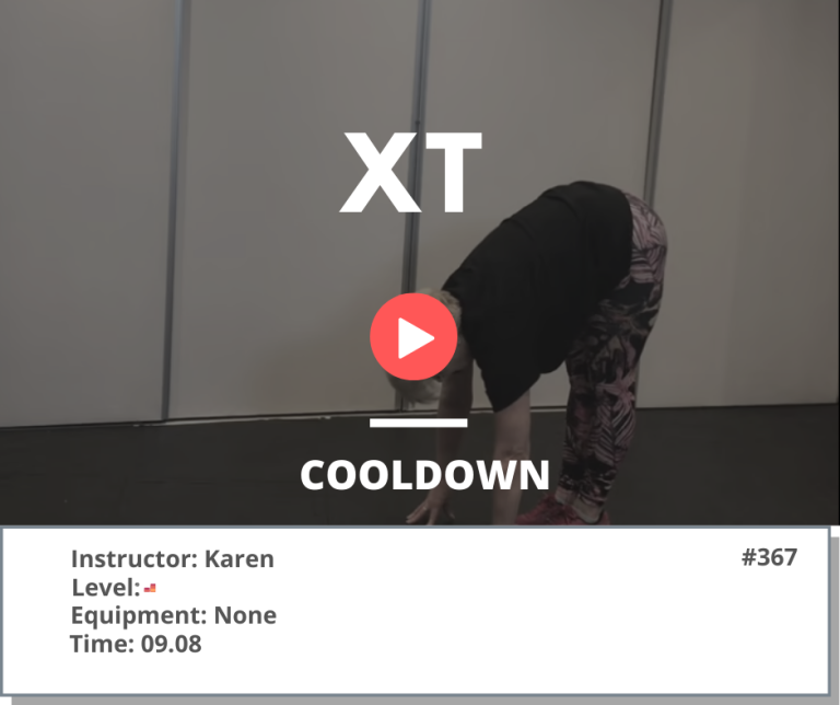 367 XT Cool Down Stretch