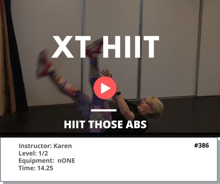 386 XT HIIT those Abs