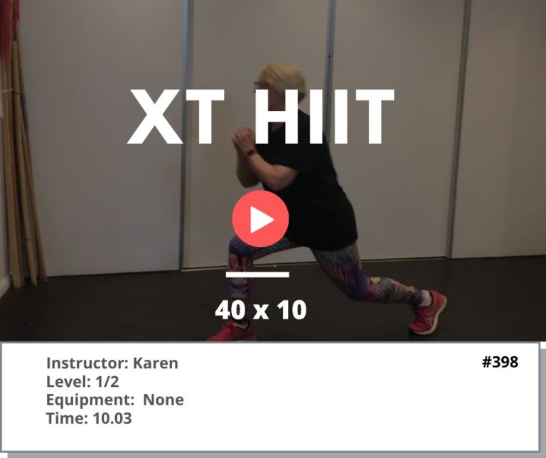 398 HIIT 40 x 10
