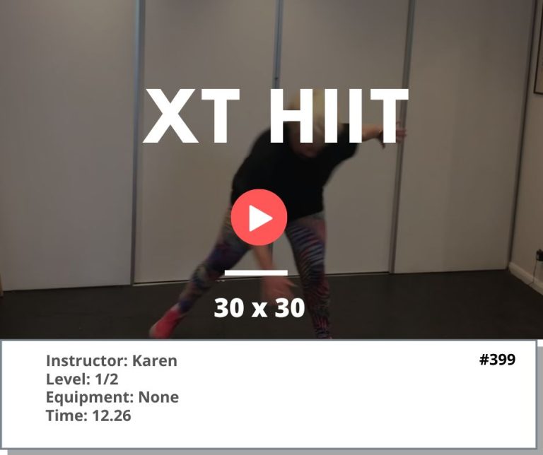 399 XT HIIT 30 x 30