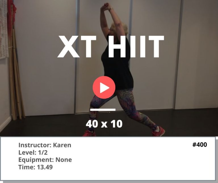 400 XT HIIT 40 x 10