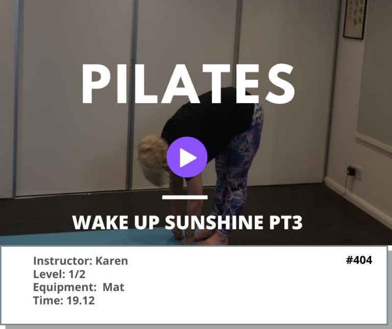 404 Pilates Wake Up Sunshine pt3