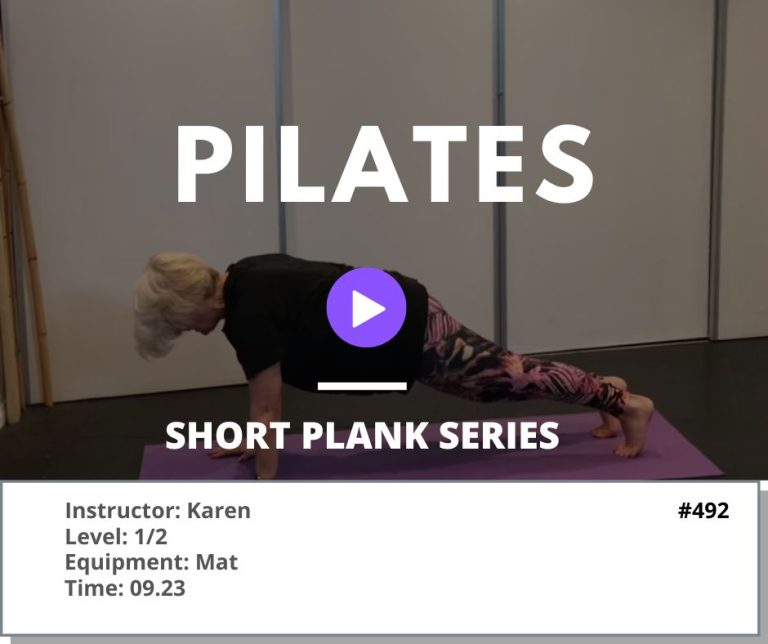 492 Pilates Short Plank Series