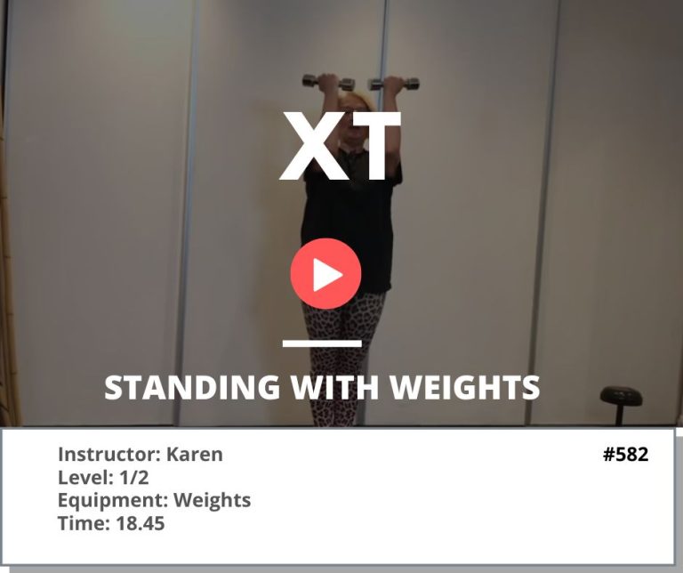 582 XT Standing with Weights