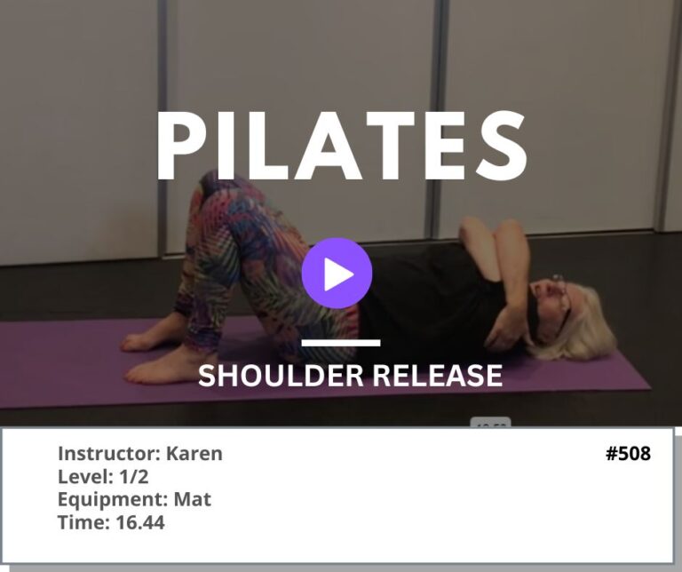 508 Lying Shoulder Release - twist open and release