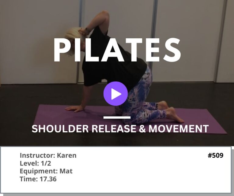 509 Shoulder Release and Movement – Move, Open & Let Go