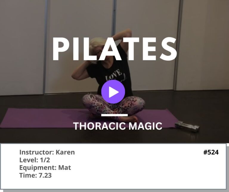524 Thoracic Magic - Breathe, Move & Release