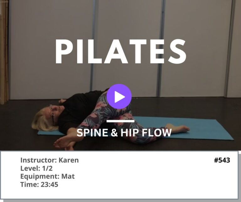 543 Spine & Hip Flow – Release & Move Freely