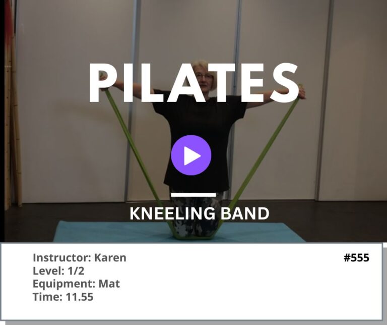 555 Kneeling Band Pilates – Stretch, Strength & Flow