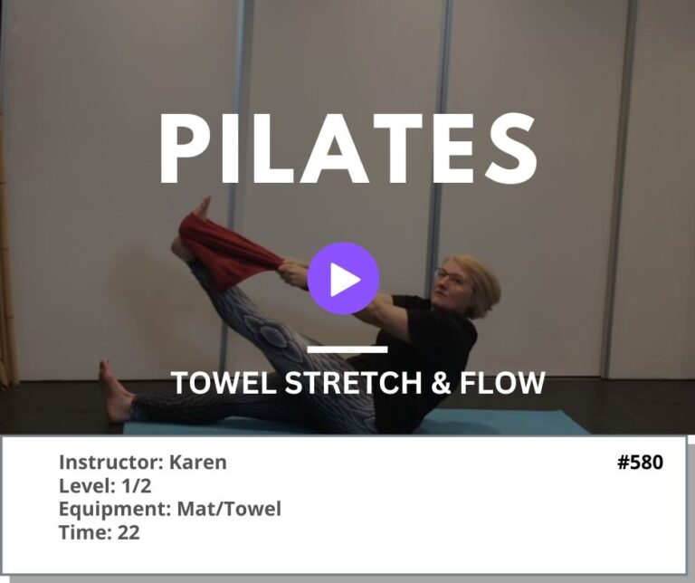 580 Pilates Towel Stretch and Flow