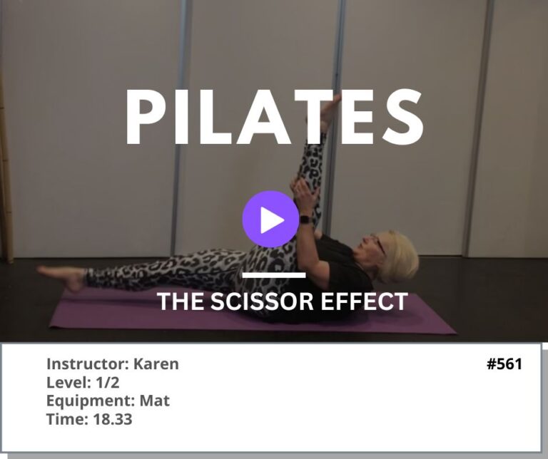 561 Pilates The Scissor Effect