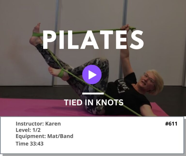 611 Pilates Band Tied in Knots