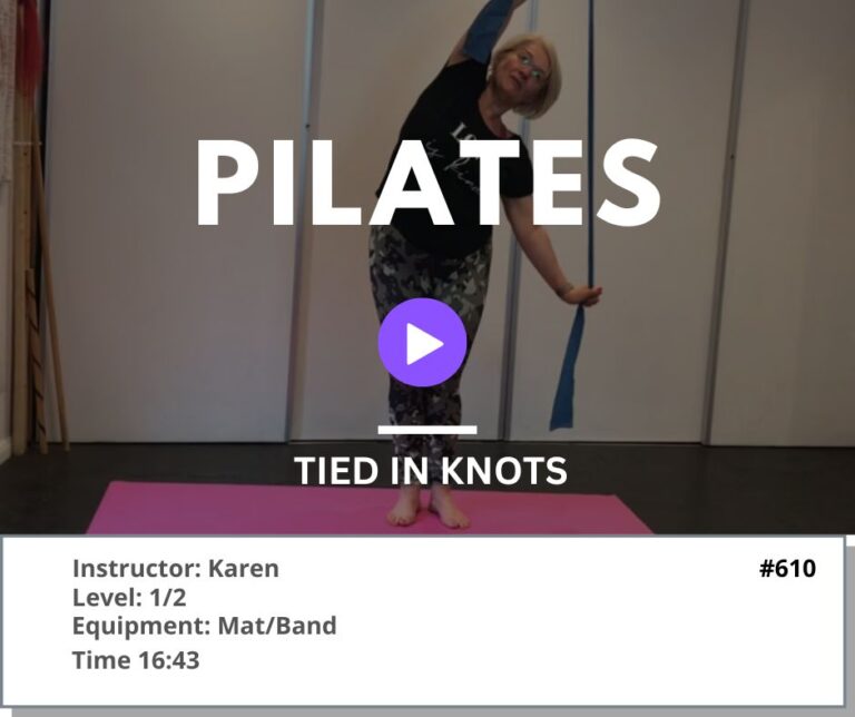 610 Pilates Band Tied in Knots