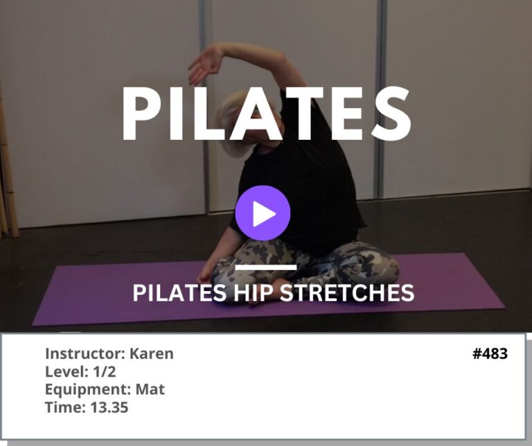 484 Pilates Hip Stretches