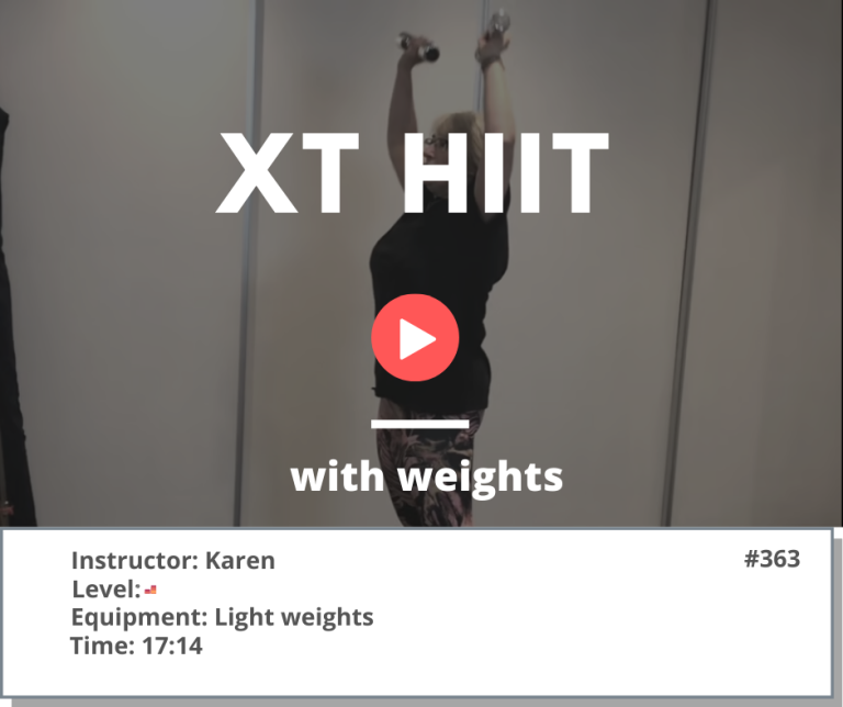 363 XT HIIT with Weights