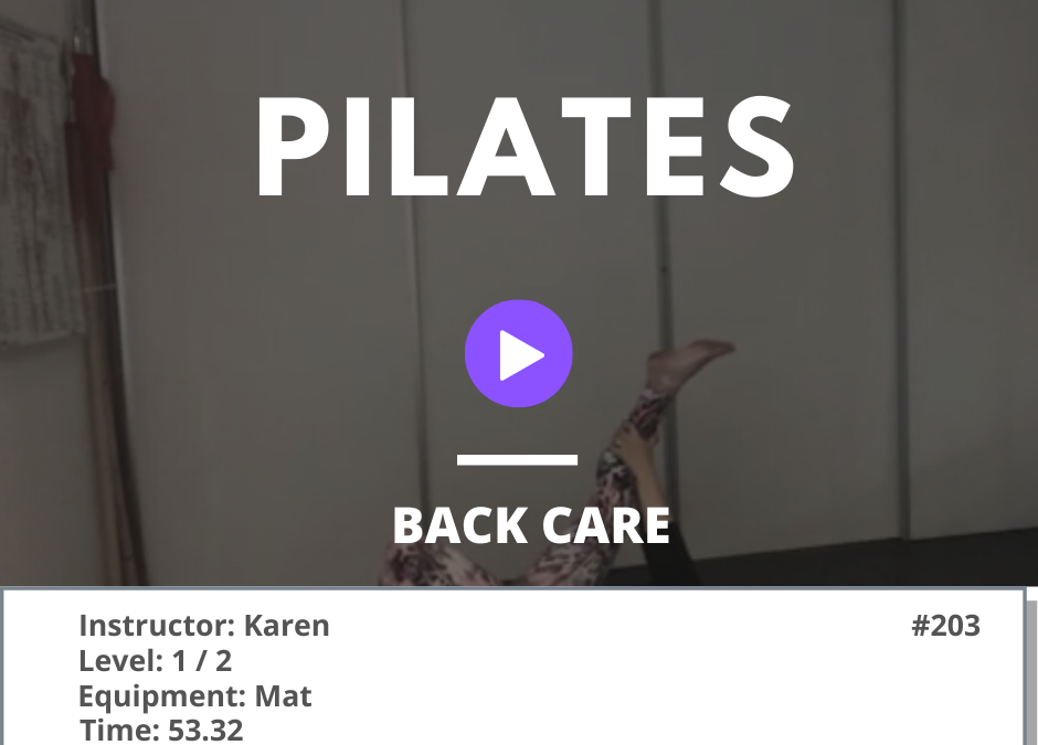 203 Pilates Back Care