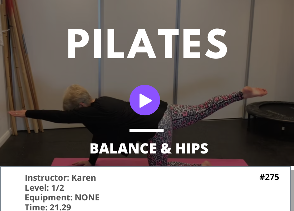 285 Pilates Balance & Hips