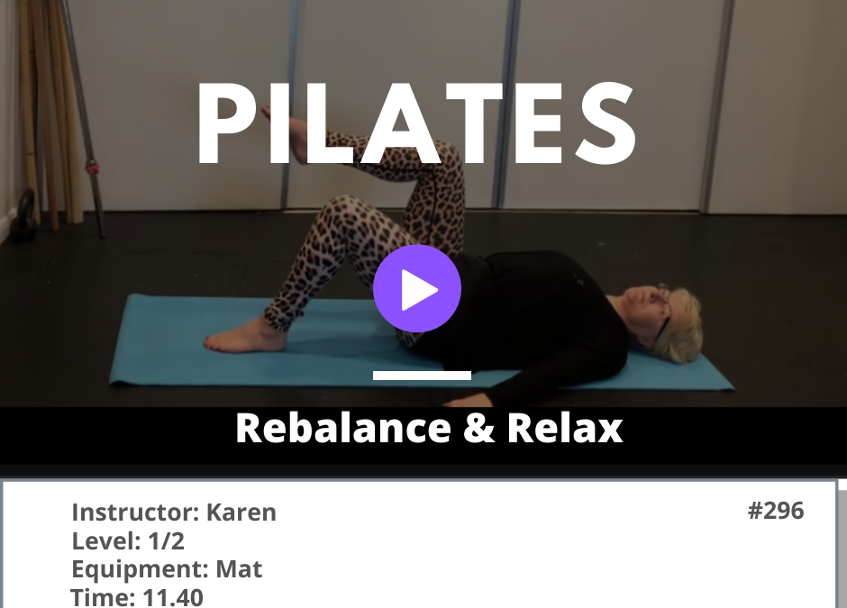 296 Pilates Rebalance and Relax