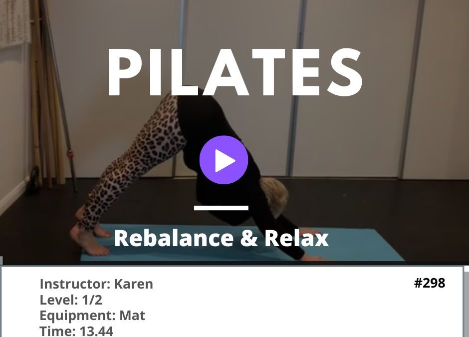 298 Pilates Rebalance and Relax
