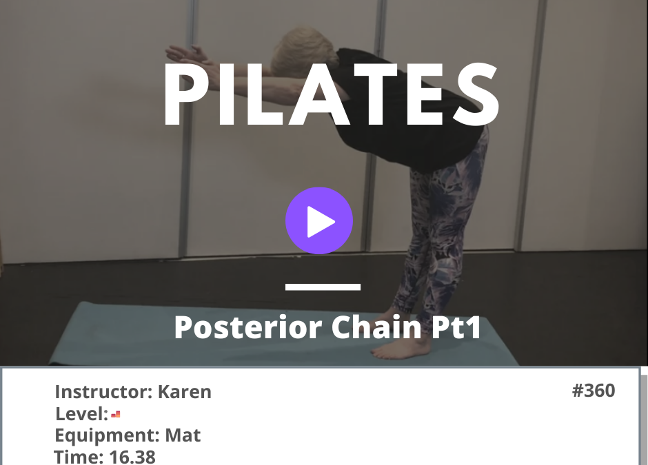 360 Pilates Posterior Chain Pt 1