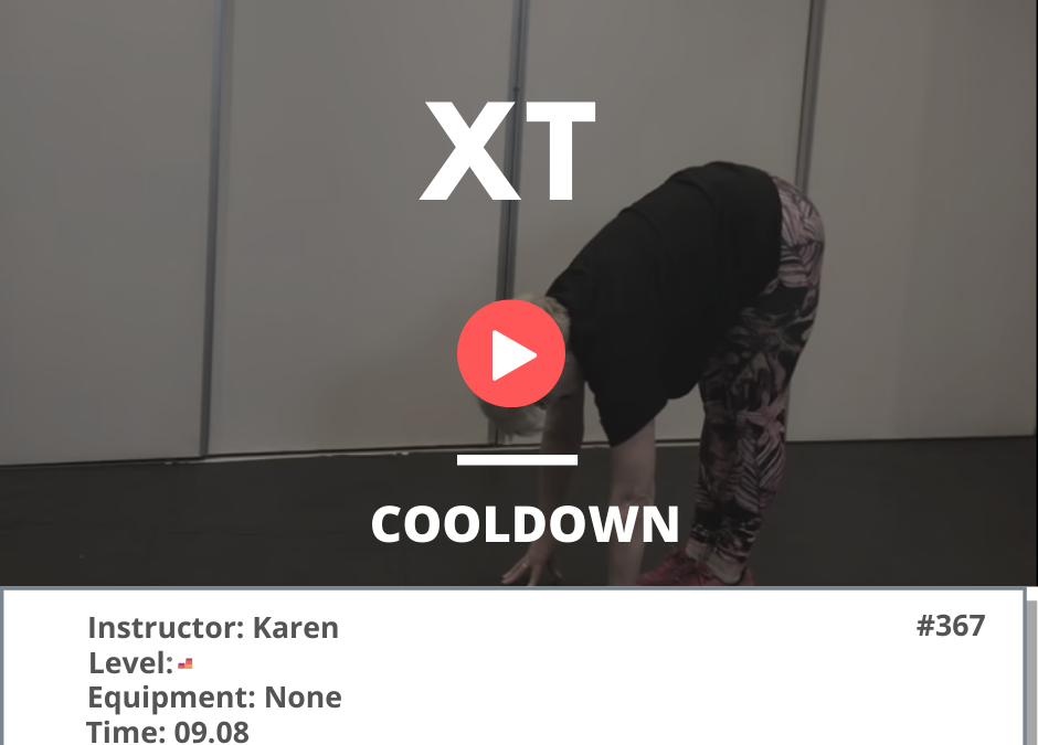 367 XT Cool Down Stretch