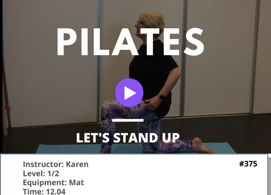 375 Pilates Let’s Stand Up