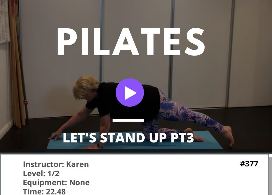 377 Pilates Let’s Stand Up Pt3
