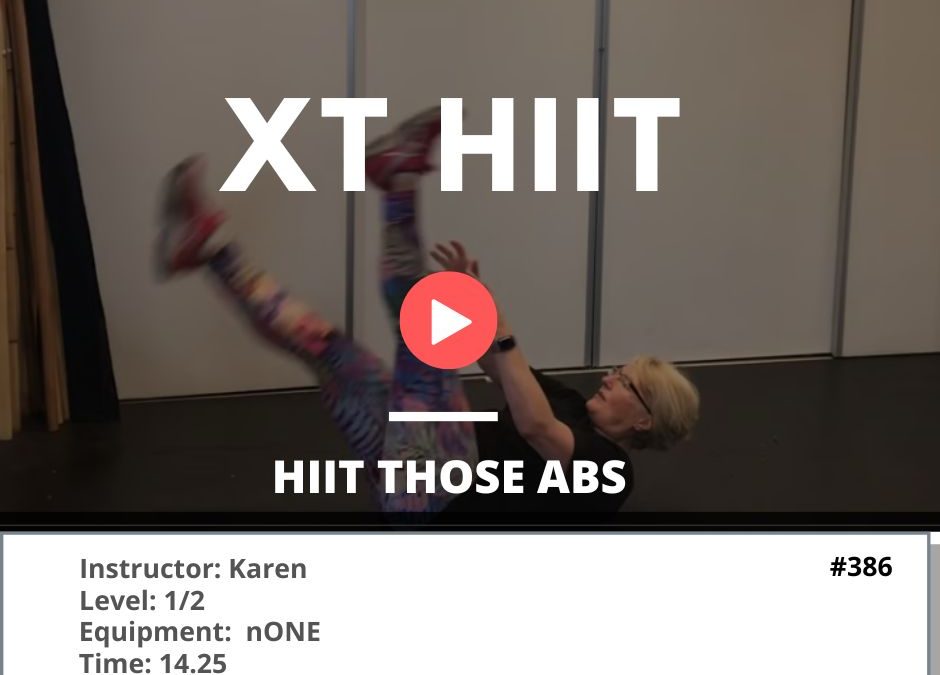 386 XT HIIT those Abs