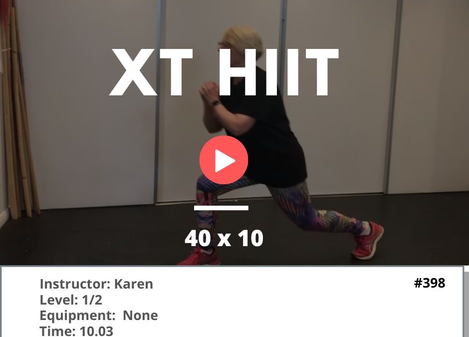 398 HIIT 40 x 10