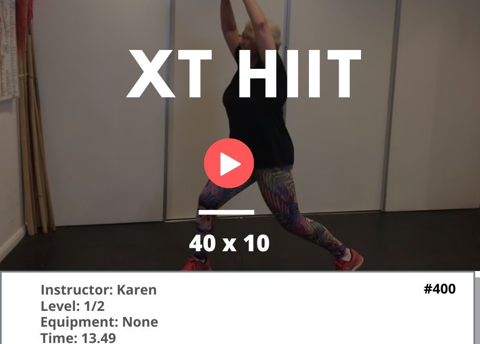 400 XT HIIT 40 x 10