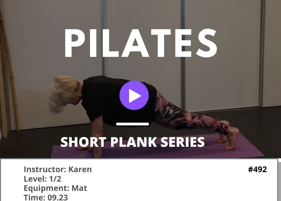 492 Pilates Short Plank Series