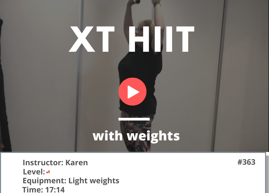 363 XT HIIT with Weights