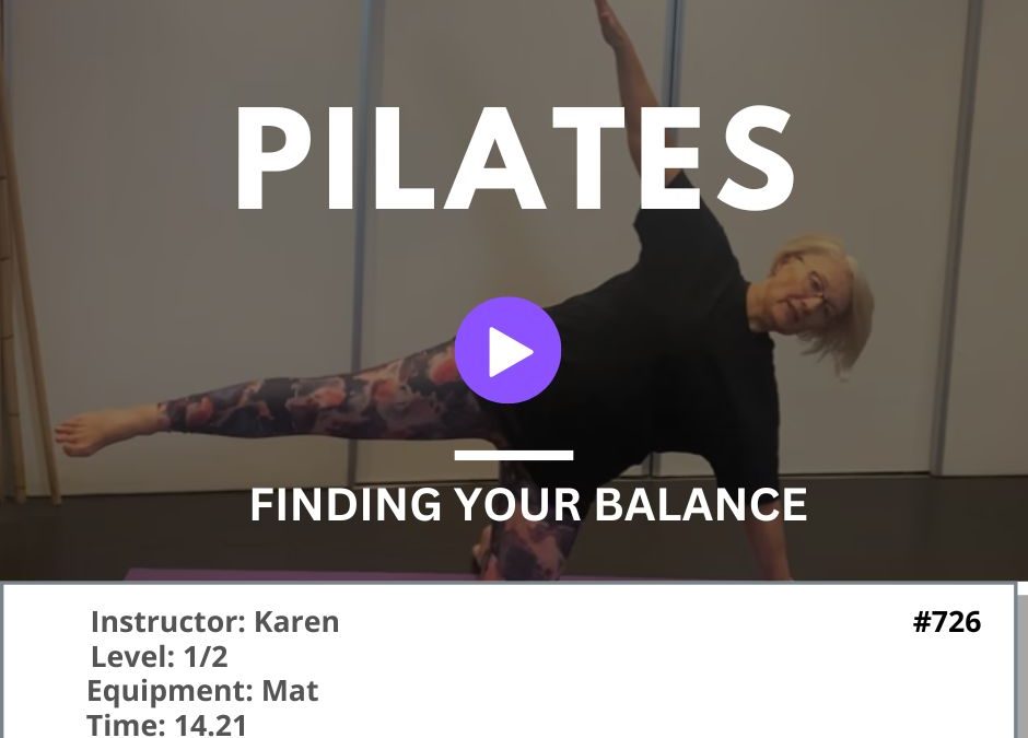 726 Finding your Balance