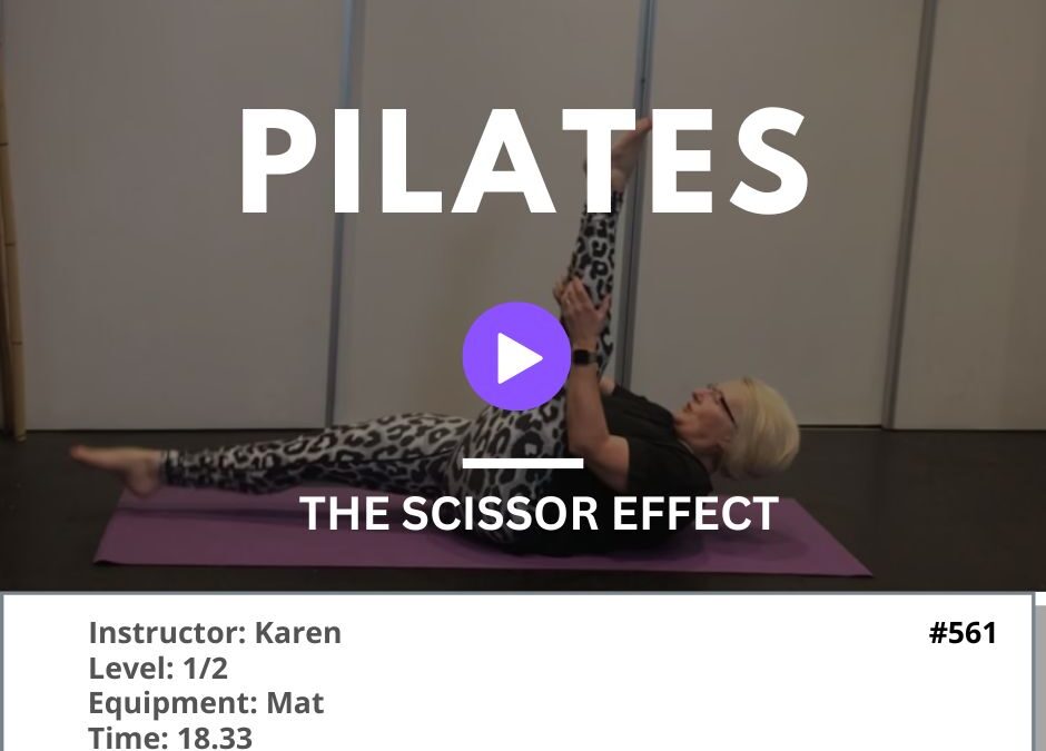 561 Pilates The Scissor Effect
