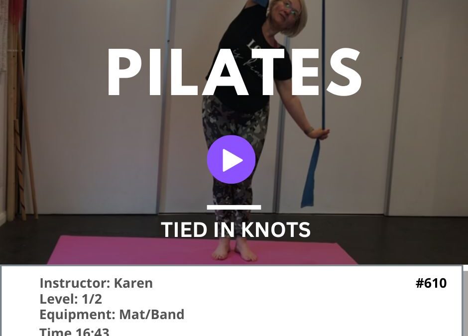 610 Pilates Band Tied in Knots